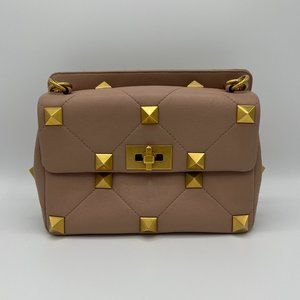 Valentino Medium Roman Stud Shoulder Bag